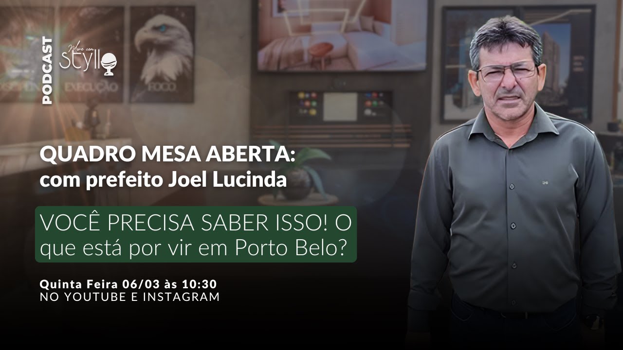 PORTO BELO EM 2025: O Prefeito Joel Explica Tudo e Responde as suas e as nossas Perguntas!
