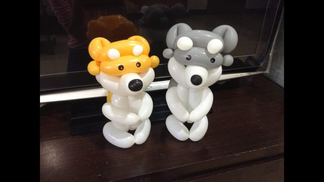 造型氣球 狗 折氣球 dog balloon twisting