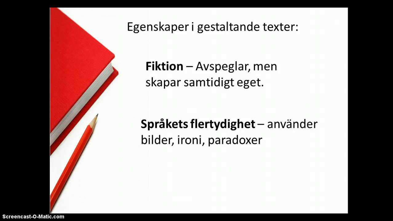 Textanalys - del 1 (Svenska 3)