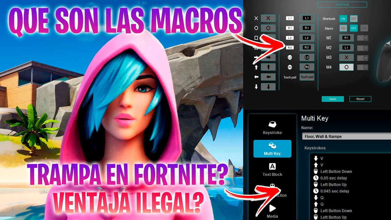 QUE SON LAS MACROS Y PORQUE SE USAN (TRAMPAS EN FORTNITE?)