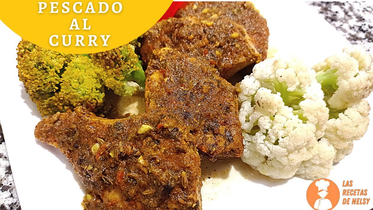 🐟 Delicioso PESCADO (ATÚN) AL CURRY  Fácil y Perfecto  | Comida India| Cocina de Nelsy