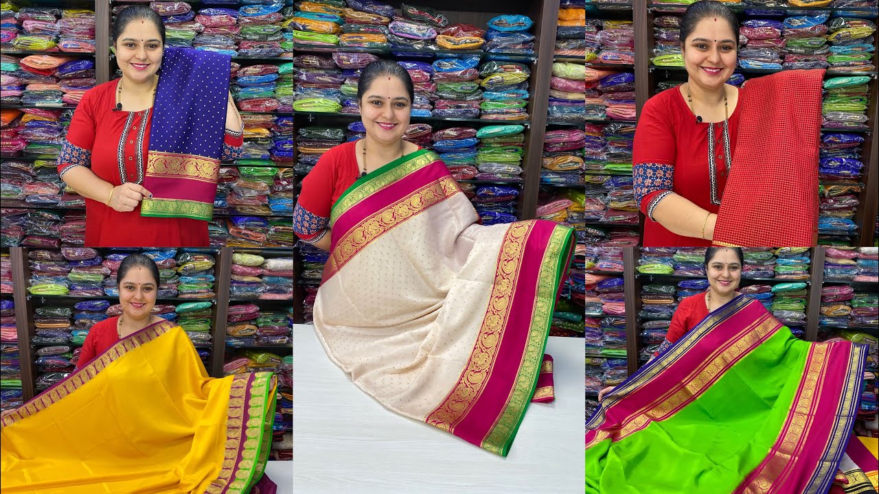 V#13- Pure Mysore Crepe Silks - NEW STOCKS - 29- 12-2022
