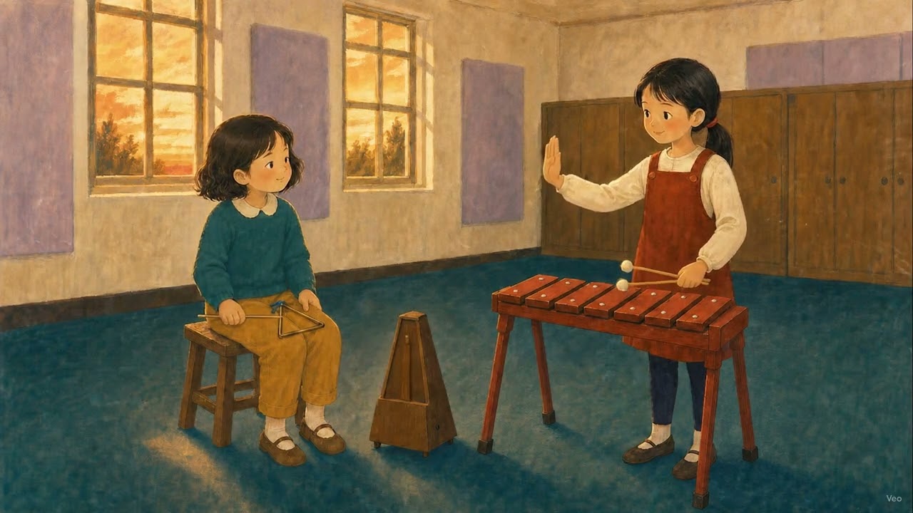 The Bell of the Empty Space | 1-Minute Music Room Animation
