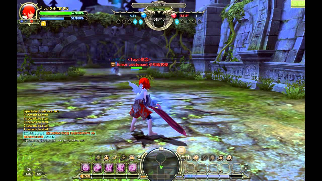 Dragon Nest: Sword Master vs Sword Master pvp in HD