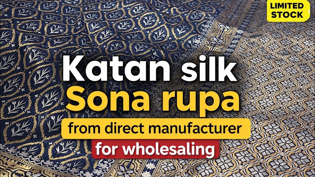 Katan Silk Sona Rupa Saree | Premium Banarasi Look | Only ₹2550 | Wholesale Price