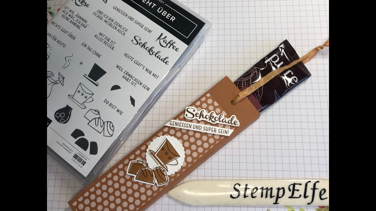 Ziehverpackung für eine Trinkschokolade
