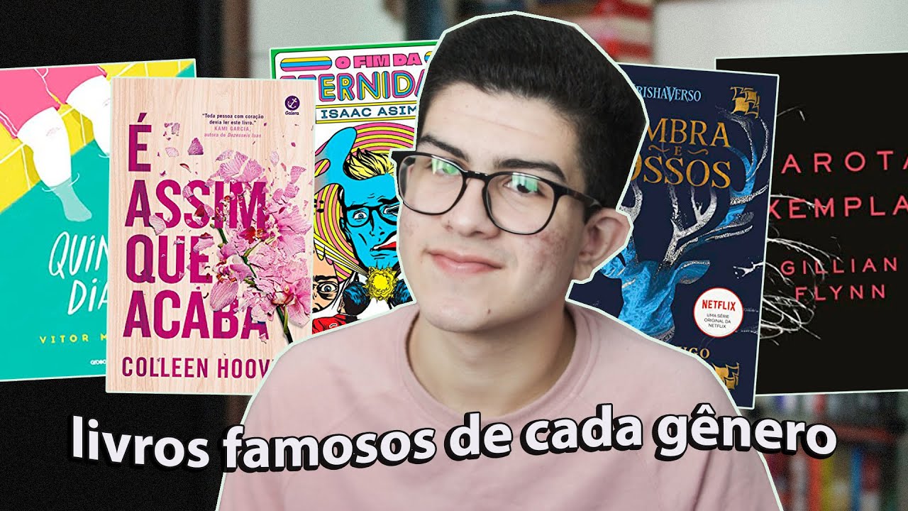 eu li livros famosos de cada gênero literário (escolhidos por vocês)