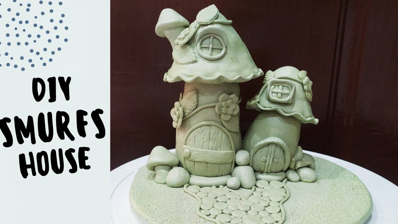 DIY Smurfs Mushroom House || Smurfs House || Best out of waste