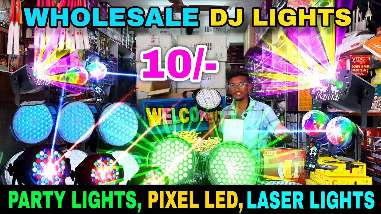 10 rs DJ Lights at Wholesale Price| Best Price DJ Lights | party light, laser light