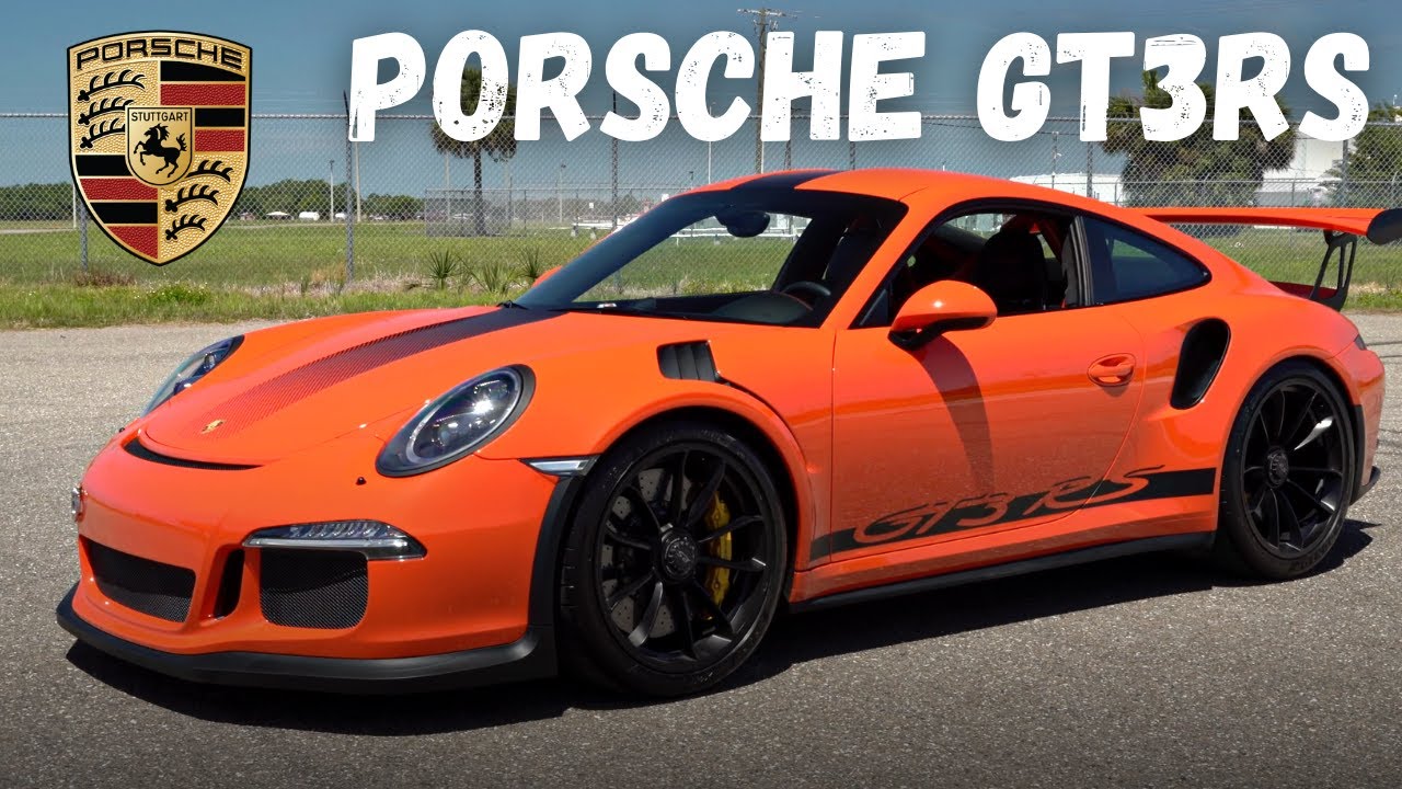 2016 Porsche GT3 RS Driving REVIEW