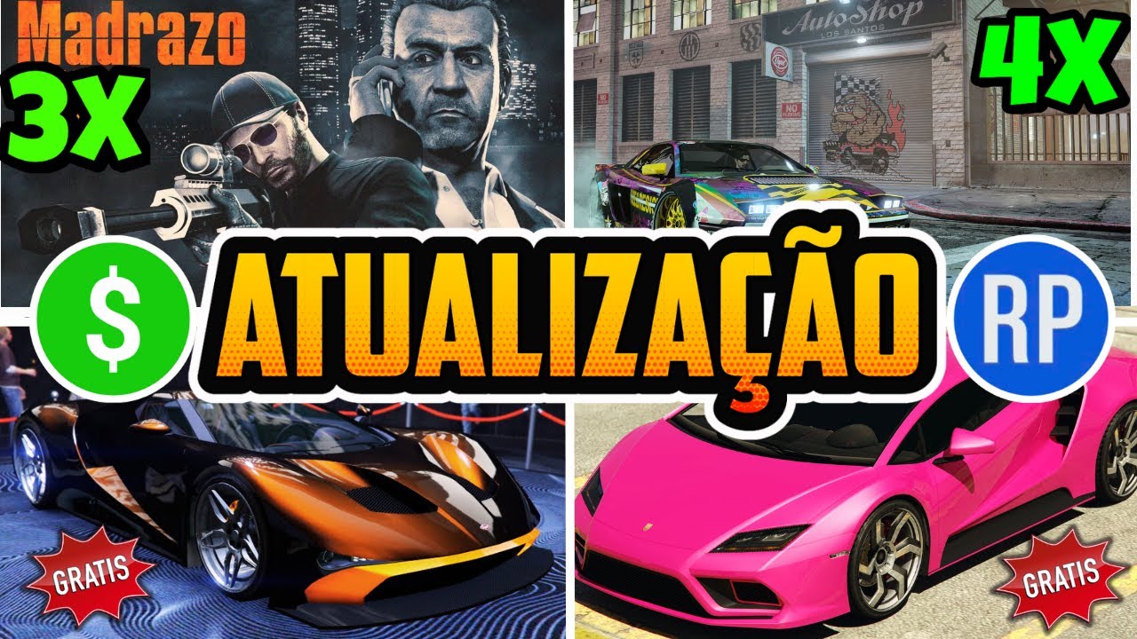 🔥 GTA Online Atualização Semanal 4X Dinheiro, Novos Carros Grátis e Mais! (22/01)
