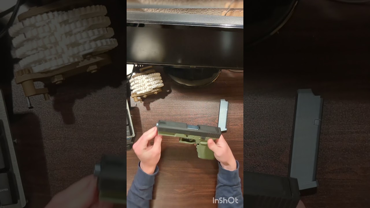 3d printed, prop glock 17 (credit:bubujiaoqv)