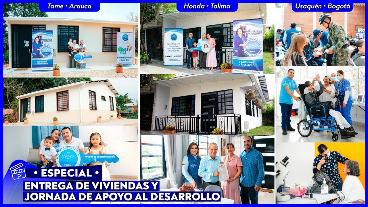 🤝Unidos por el bienestar en Colombia: Atención médica y viviendas para transformar vidas
