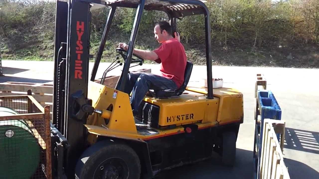 Counterbalance forklift test part 1 (targonca vizsga 1.rész)
