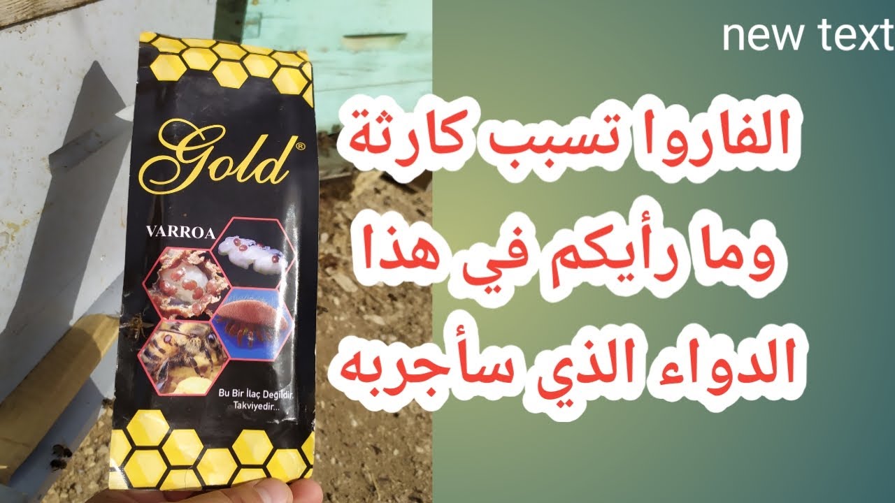 الفاروا تفتك بخلايا النحل وتجربة دواء جديد لم أستعمله من قبل