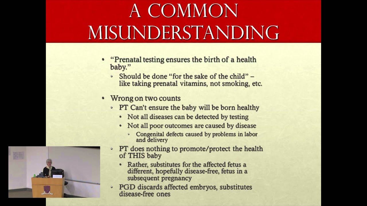 Introductory Lectures on Bioethics: Lecture 7 - Prenatal Testing and the Disability Critique