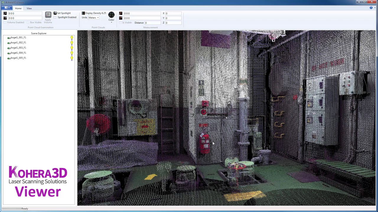 Kohera3D Viewer - Free point cloud viewer software for viewing 3D laser scans.