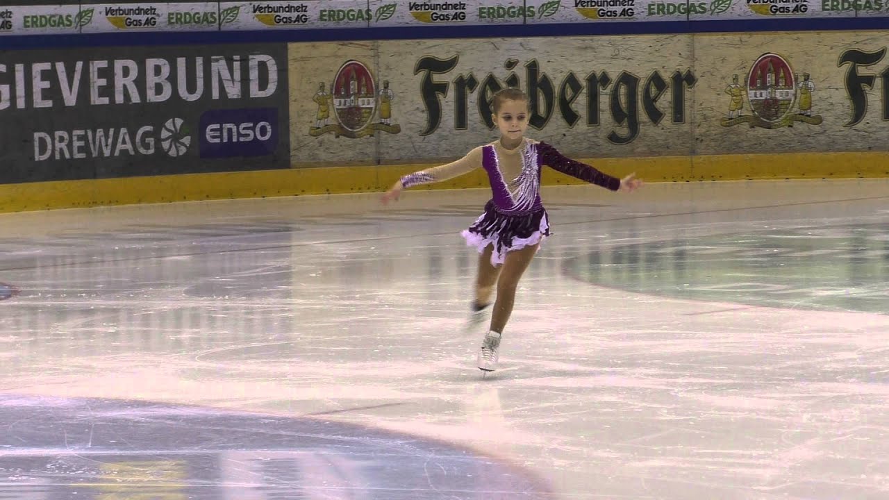 Eiskunstlauf Kür Evelyn Freizeitpokal Dresden 2016 [AK7 DEC ]