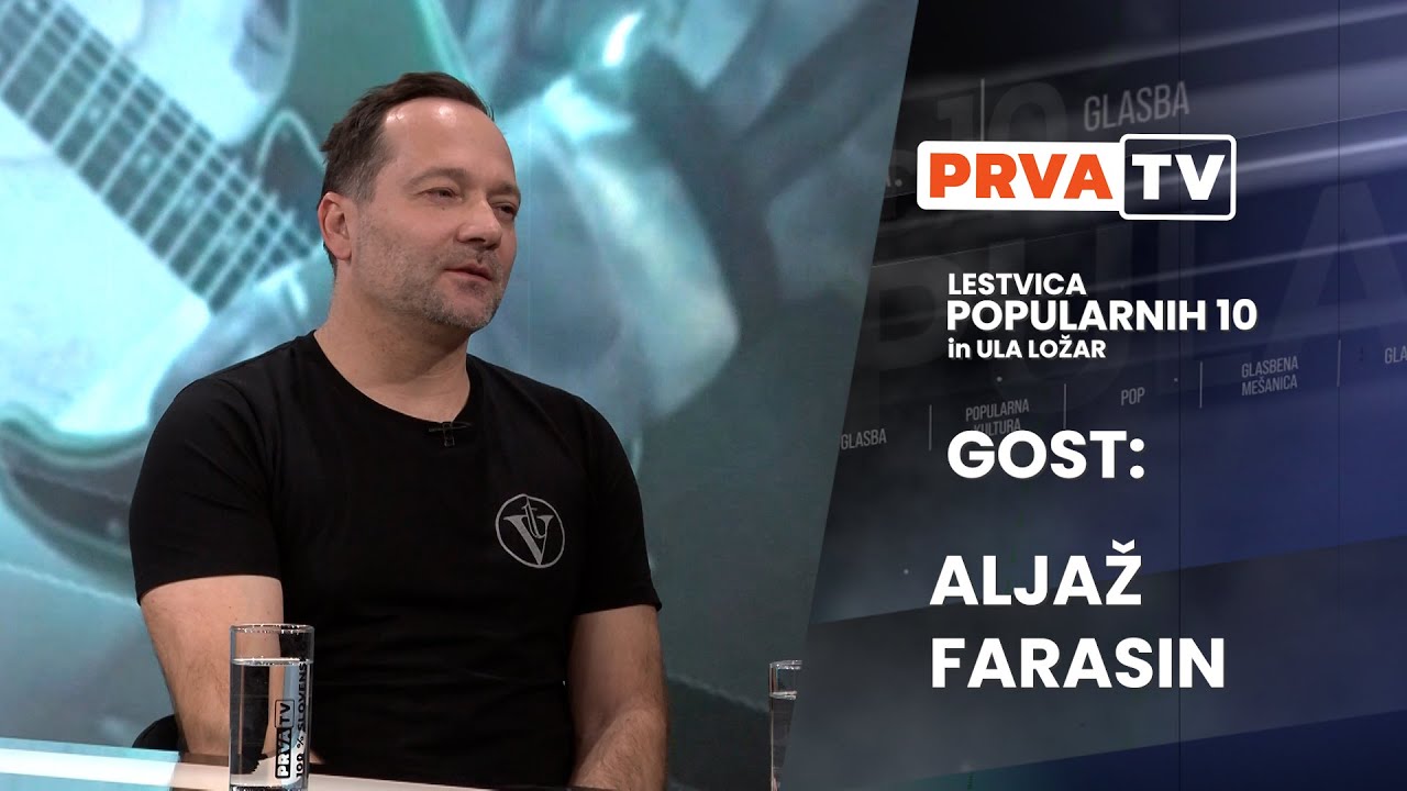 [LESTVICA POPULARNIH 10] 08.03.2025 Prva TV Gost: Aljaž Farasin
