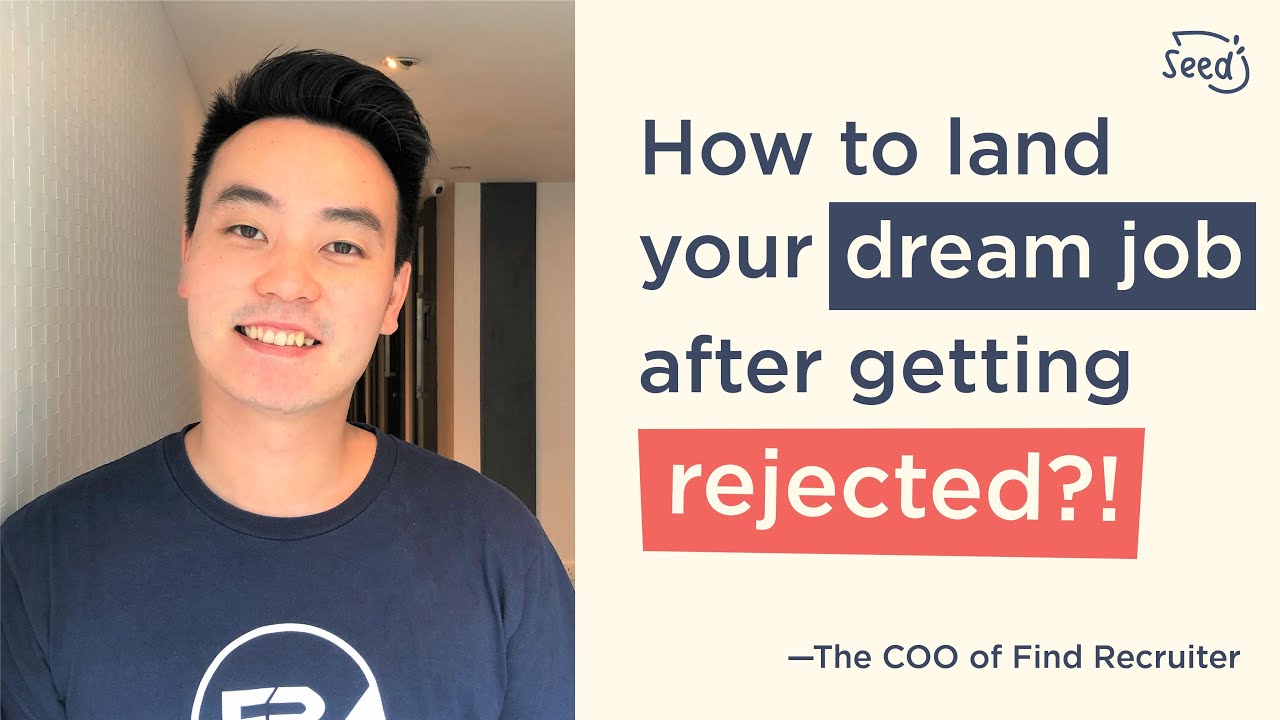 How To Land Your Dream Job After Getting Rejected – Howard Sung, COO of Find Recruiter
