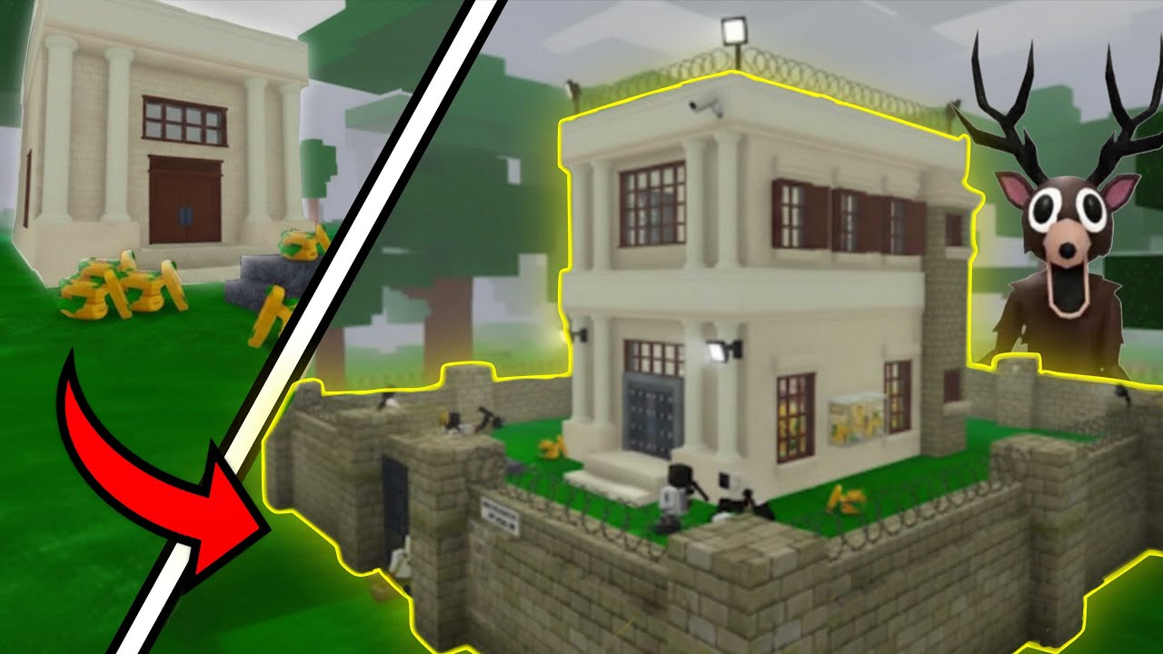 SIFIRDAN BANKA İNŞA ETTİM! 💰🏦🔥 EFSANE OLDU! 😱 - Roblox Ormanda 99 Gece 🌲🌙