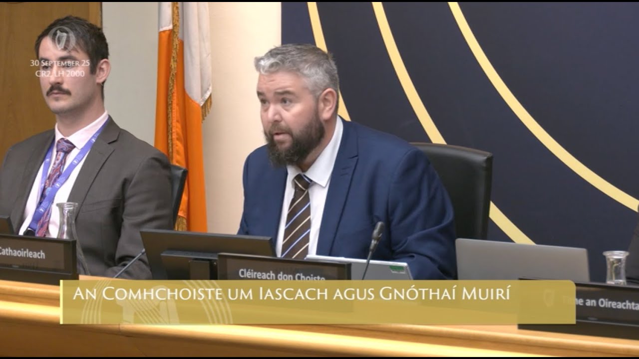 Joint Committee on Fisheries and Maritime Affairs.  Topic: Sprat Fishing. 30 September 2025