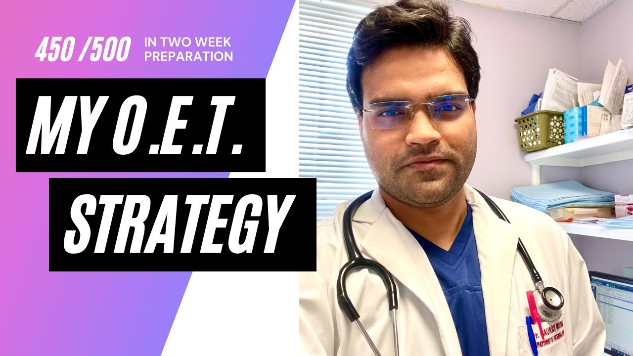 How I Scored 450/500 in each section of OET for ECFMG (Medicine) in 2 Weeks | Honest Review 😇