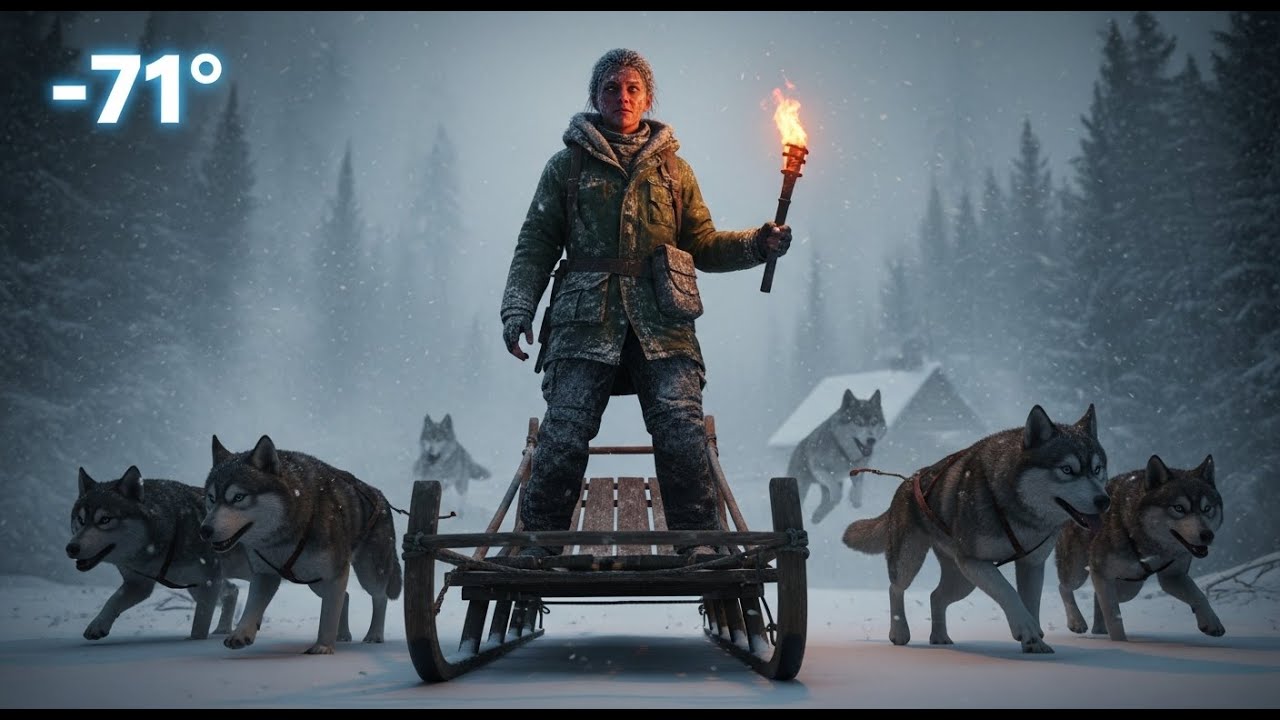 ALONE in -71°C Snow: Wolf Attack & Dog Sled Survival