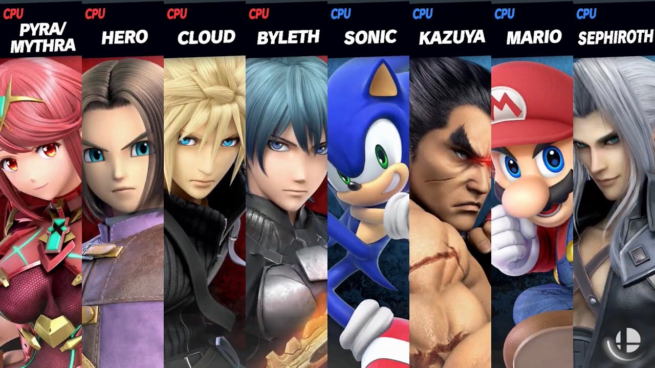Super Smash Bros. Ultimate - Matthew vs Clueless players