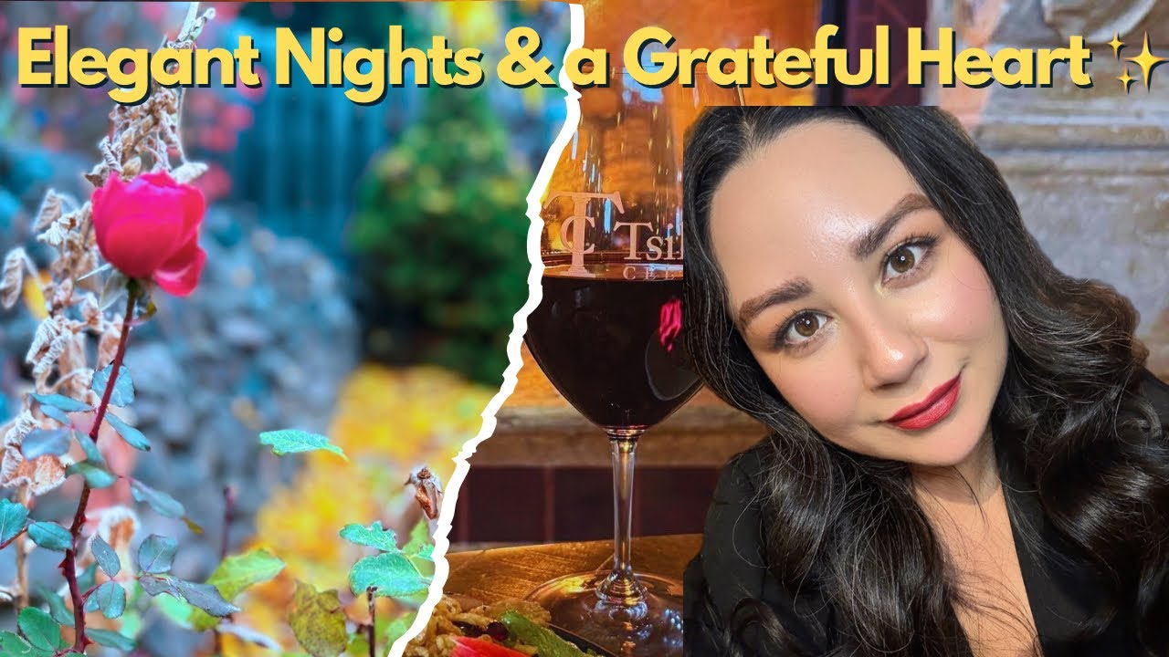 Date night wine and dine, home reset and slow going daily life 