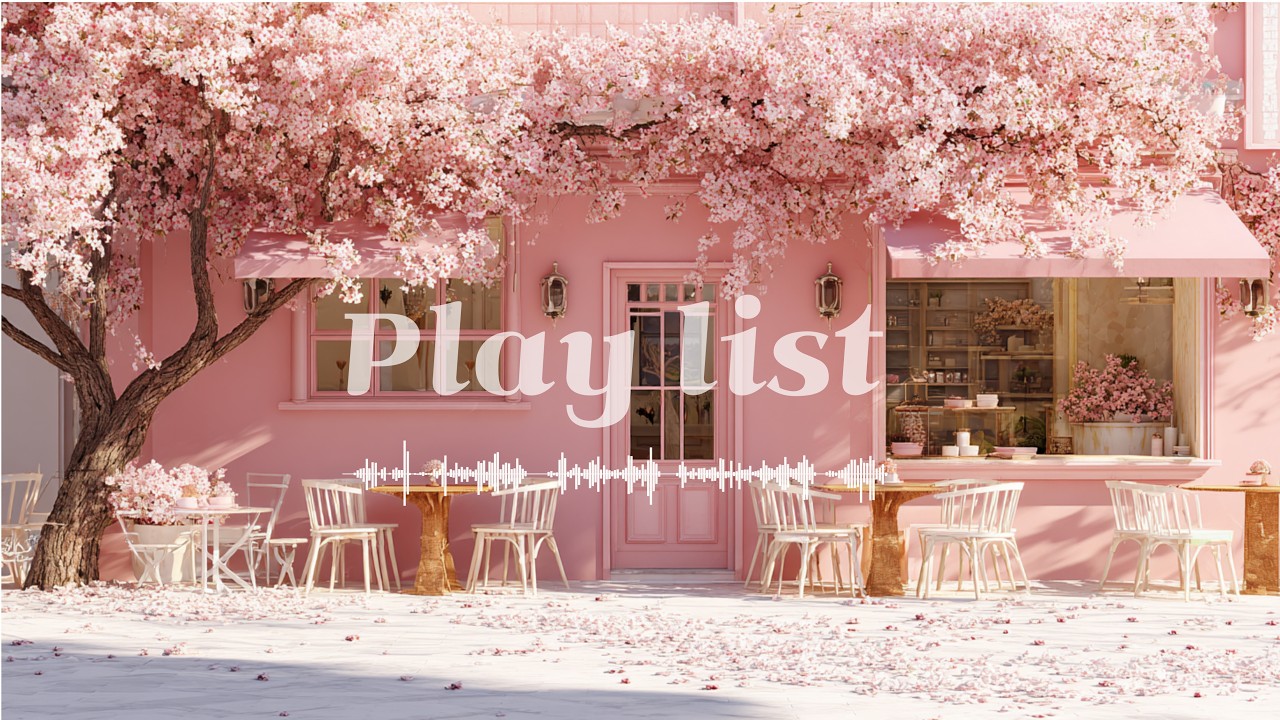 봄 카페 감성 음악 🌸 벚꽃 거리에서 듣는 잔잔한 플레이리스트 Spring Cafe Vibes 🌸 Blossom Study & Relax Music