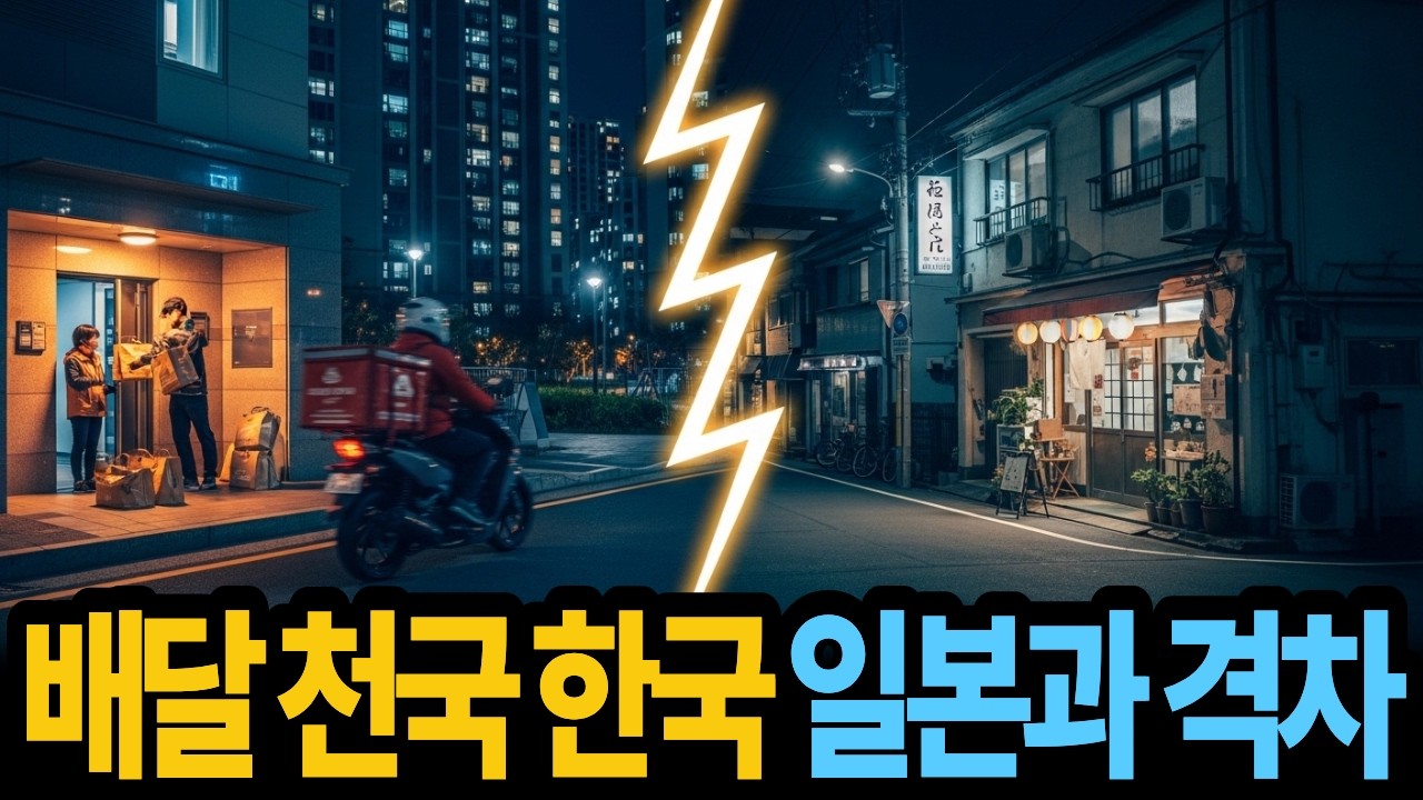 왜 한국은 배달 천국이 되었고, 일본은 그렇지 못했을까?