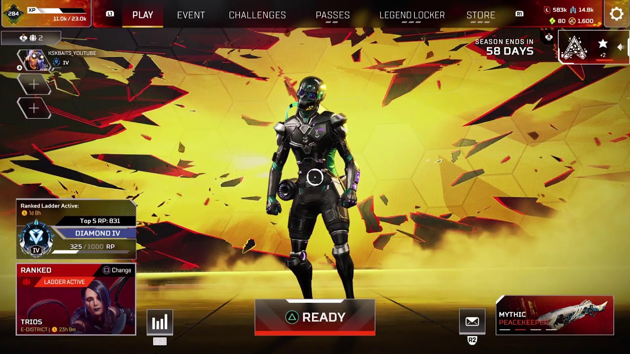 Apex Legends ranked league solo queue free gameplay ソロランク　プレデター　マスター　ダイヤ　プラチナ　ゴールド　シルバー　ブロンズ　オクタン