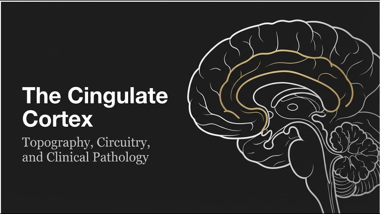 Cingulate Cortex (StatPearls, 6:30)