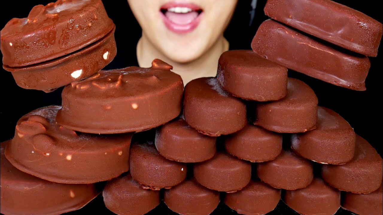ASMR DARK CHOCOLATE ICE CREAM FEAST🍫🍦TICO+GOOGOO CHOCOLATE ICE CREAM 티코 초콜릿 아이스크림 먹방 EATING SOUNDS.