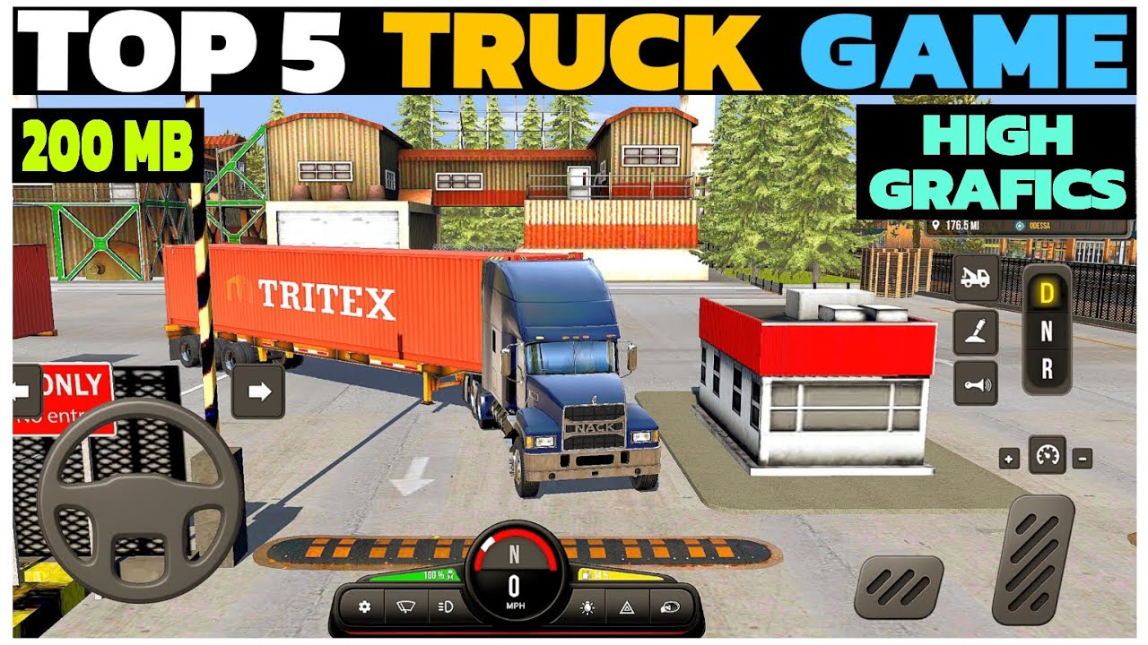 TOP 5 HIGH GRAPHICS Truck Driving GAME || Under 200 MB