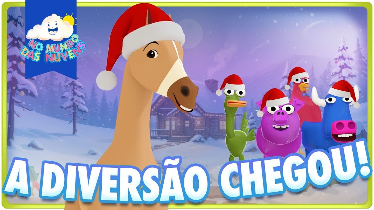 MARATONA DAS FÉRIAS DIVERTIDAS | No Mundo das Nuvens | Desenho Infantil e Musica Animada