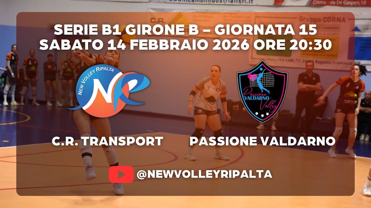 B1-B giornata 15 // C.R. Transport Ripalta vs Pediatrica Bindi Valdarno Volley