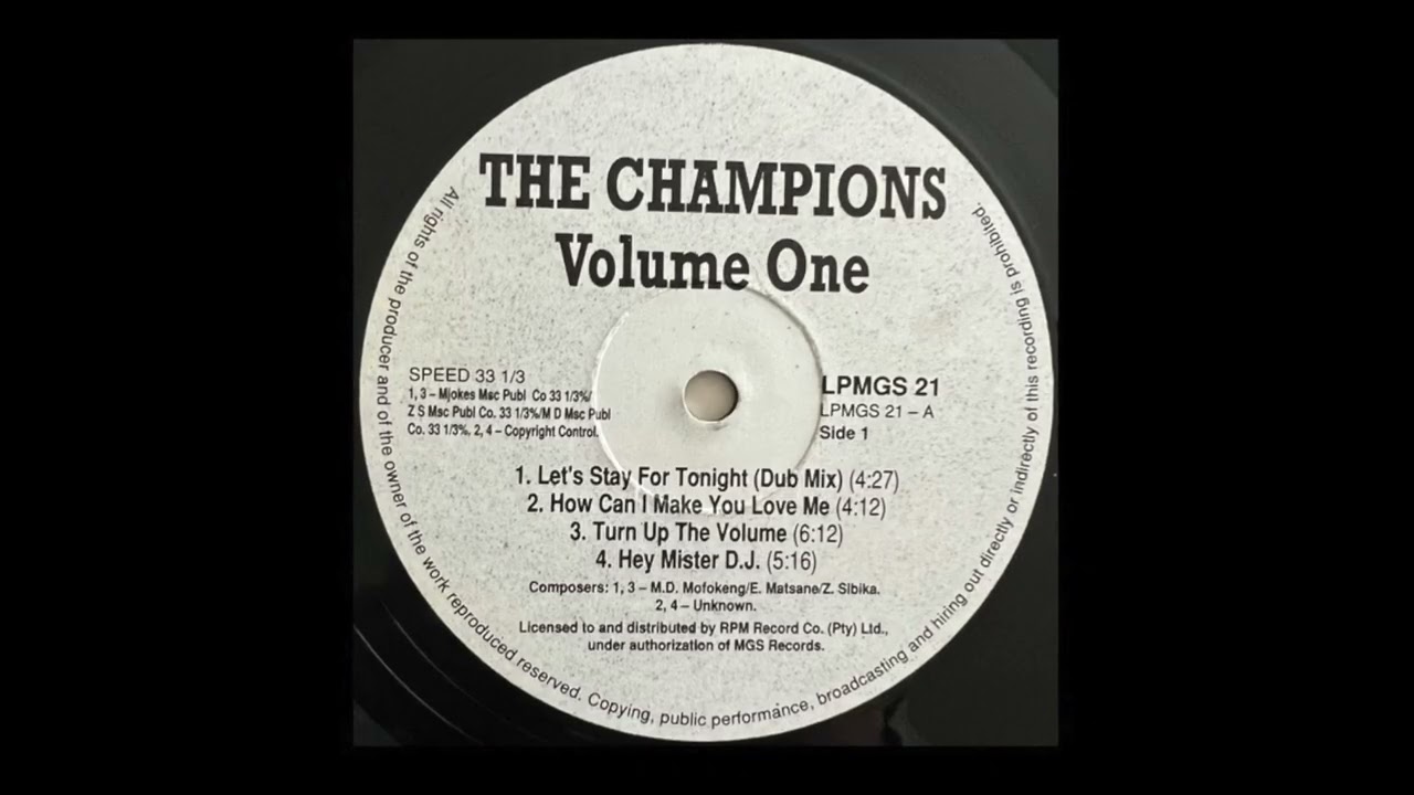 The Champions - Turn Up The Volume
