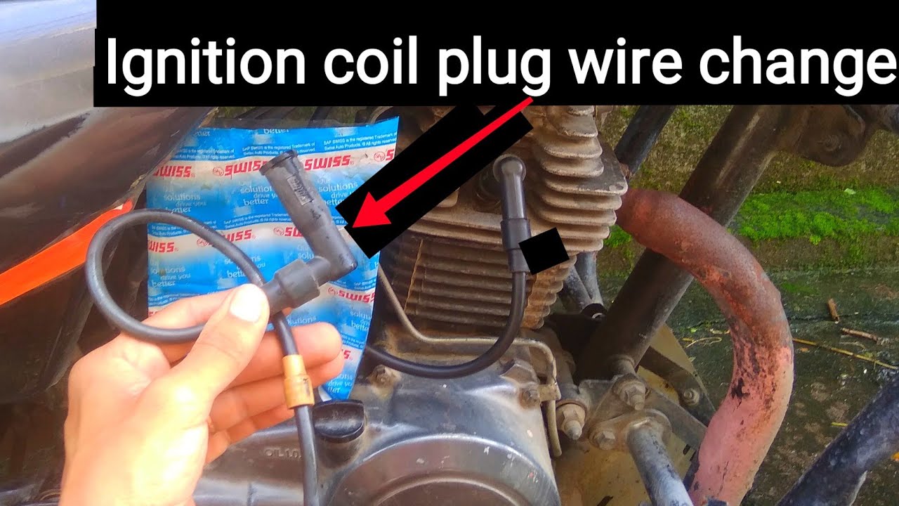 Platina ignition coil wire change | how to change plug lead ignition coil wire platina bike