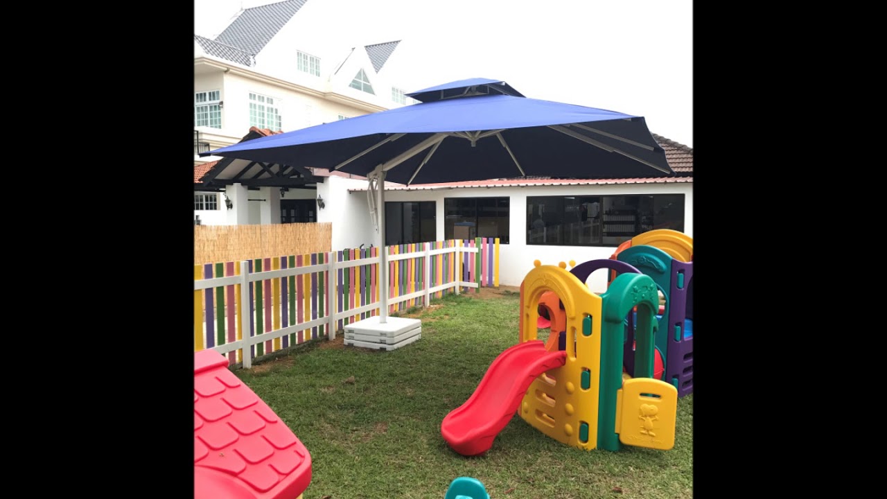 Side Post Parasols