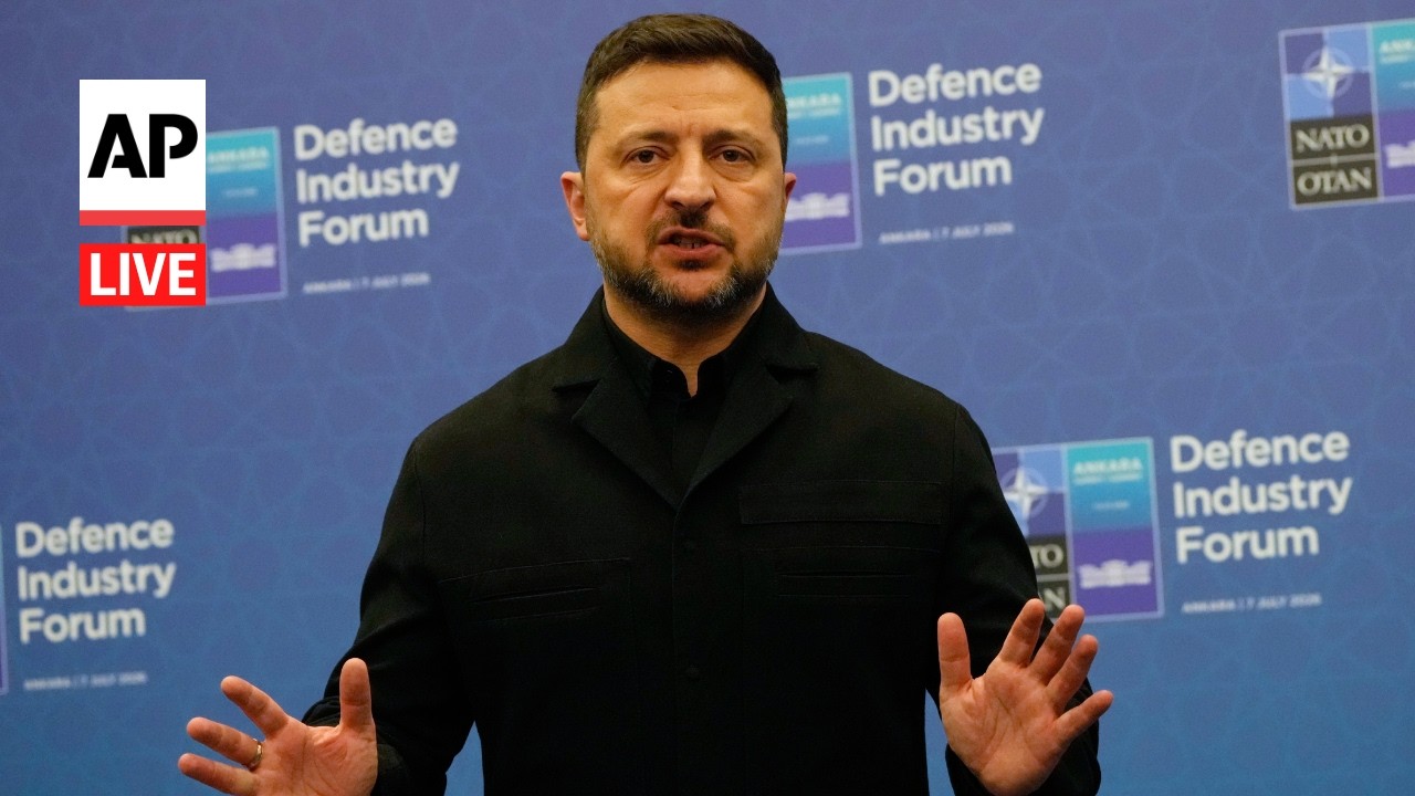 LIVE: Zelenskyy speaks at a defense forum on the sidelines of NATO summit
