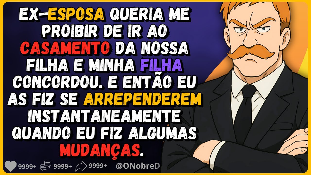 🗿🍷Minha ex-esposa me proibiu de ir ao casamento da nossa filha e minha filha concordou. Ent&atilde;o eu...