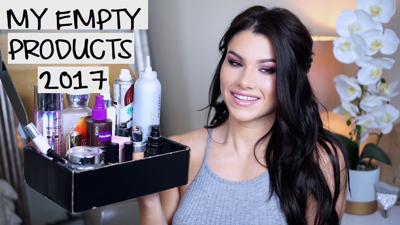 PRODUCT EMPTIES OF 2017! | Makeup Skin Care & Hair Products!