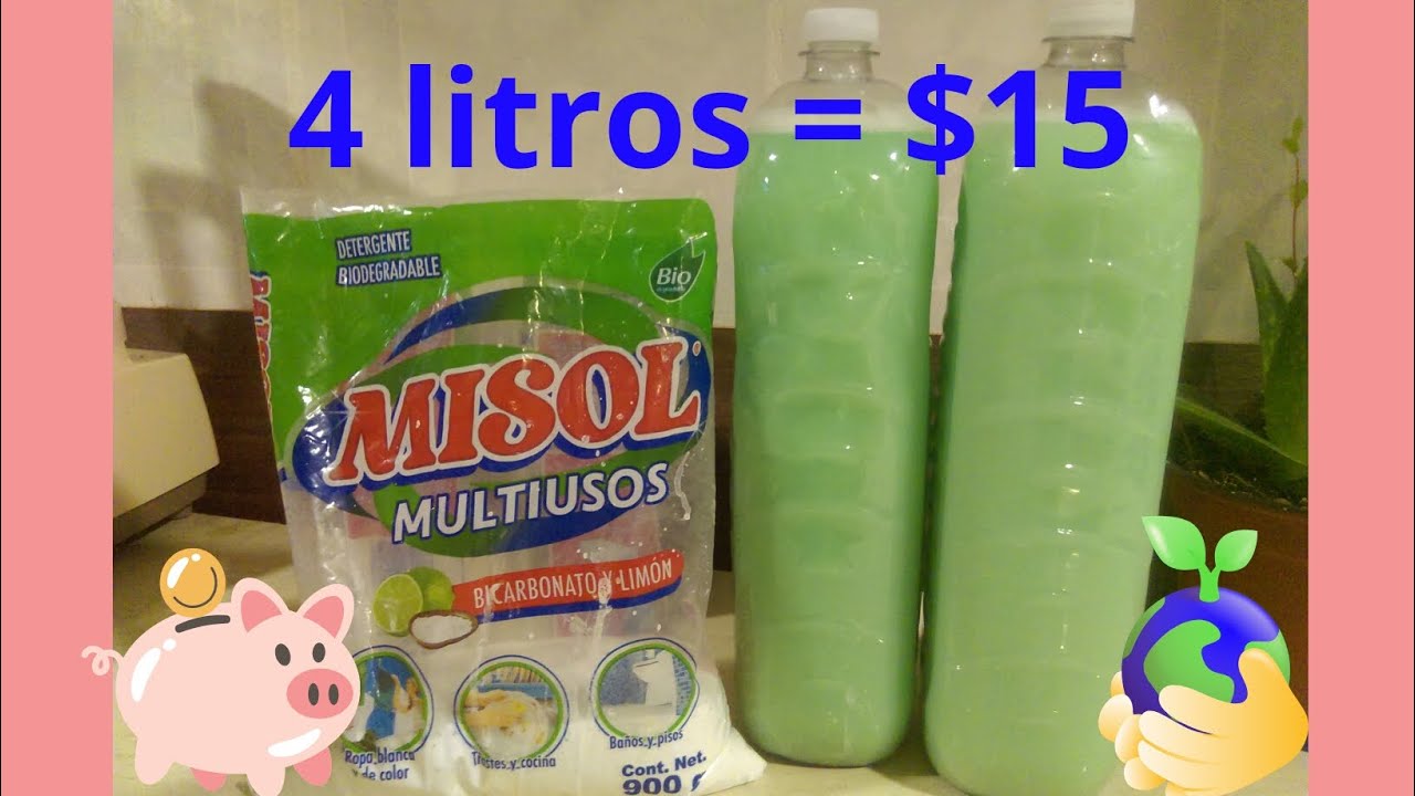 Jabón para trastes súper económico y amigable con el ambiente 👍