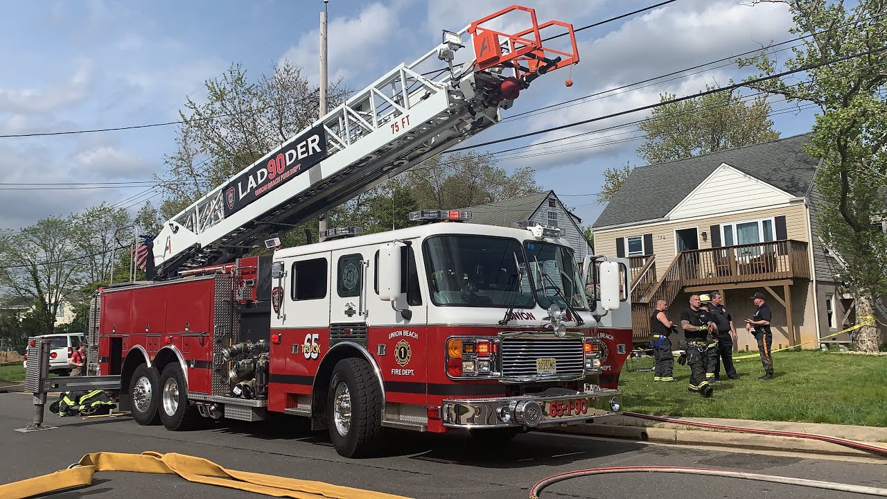 Union Beach NJ Dock St Working House Fire 5/10/19