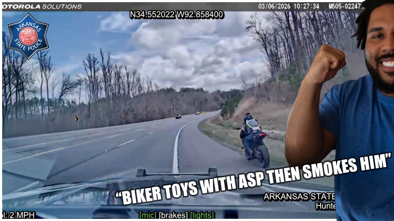 Perfect Chase | Biker & Challenger Scatpack 392 F*CK around w/ Arkansas State Police then GHOSTS!