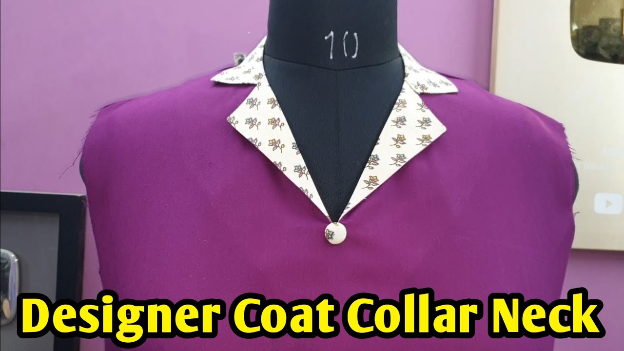 Designer Coat Collar Neck Cutting and Stitching | Designer Collar Neck | Zara Boutique