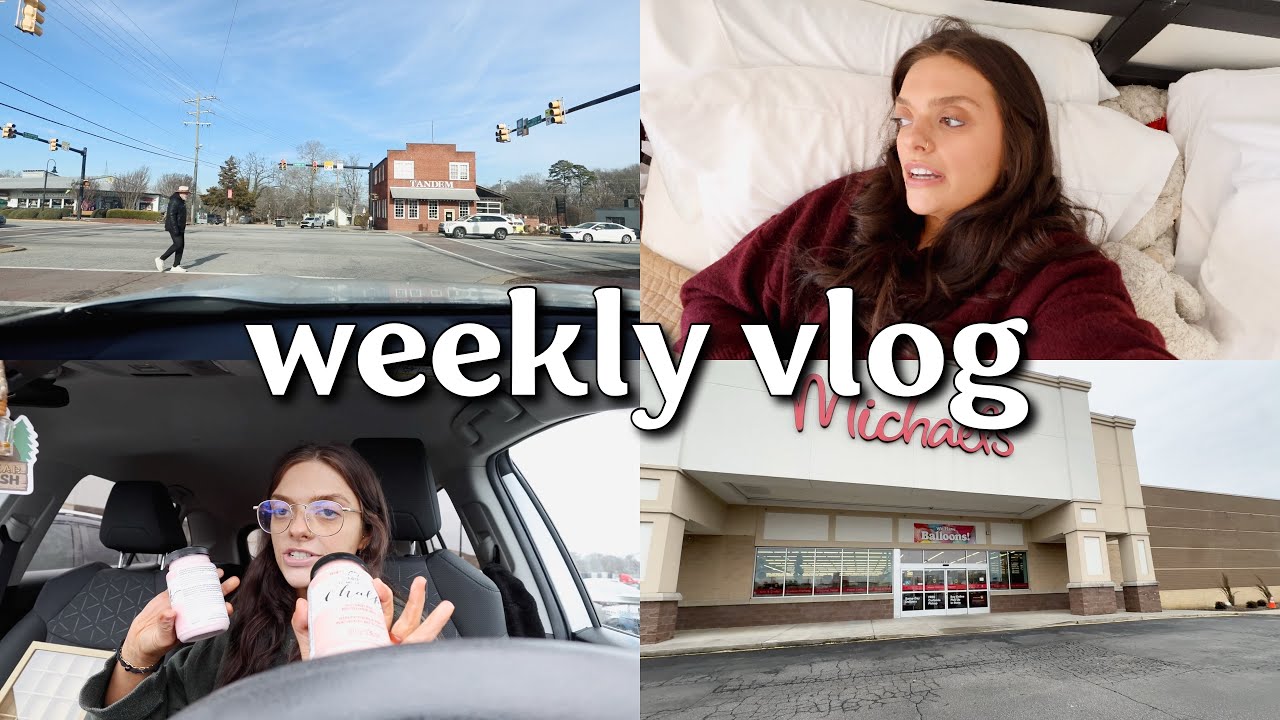 realistic week in my life vlog: 9-5 work week, preparing for ice, & craft haul ❄️💌👩🏽&zwj;💻