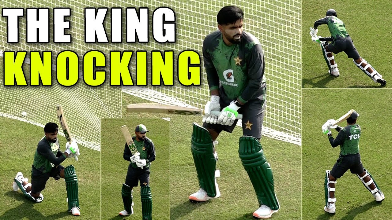 Babar Azam in Form! Stylish Shots During Practice in Faisalabad Stadium